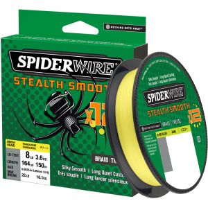 SpiderWire Stealth Smooth x12 flätlina hi-vis yellow 0.330 mm x 150 m