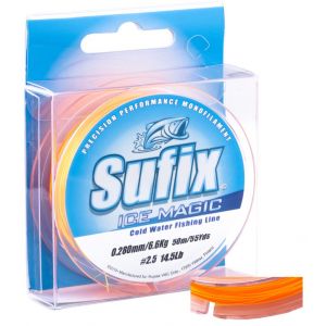 Sufix Ice Magic monofilament-lina neon yellow/orange 0.175 mm x 50 m