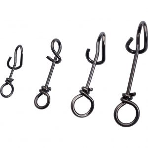 Berkley Fusion19 Fast Snaps beteslås 10 kg stl. 1 svart 15-pack