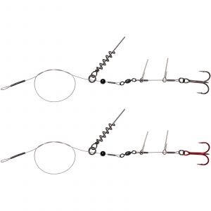Savage Gear Linethru Corkscrew Rig 40 cm med 1-krok 2-pack