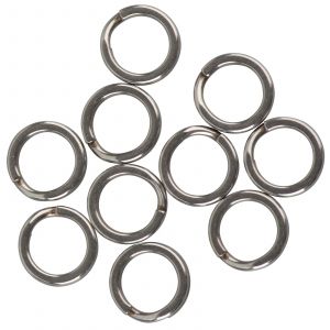 Savage Gear Splitring i smidd rostfri stål 88 kg silver 16 mm 10-pack