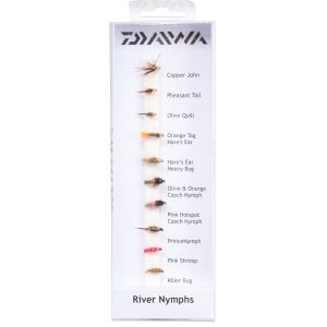 Daiwa River Nymphs flugor 10-pack
