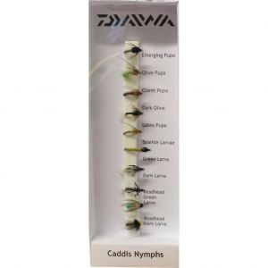 Daiwa Caddis Nymphs flies 10-pack