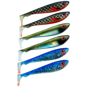 Svartzonker McRubber Shad 9 cm [6.2 g] mix clear sky 6-pack