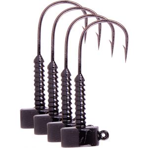 Lunker City Ned jiggskalle 7 g med 2/0 krok svart 4-pack