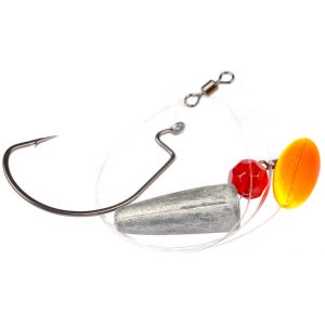 Darts Carolina Rig med blyvikt 10.6 g, 2/0 offsetkrok & flytkula röd/silver 1-pack