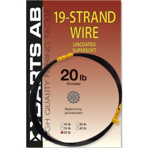 Darts 19-Strand Wire Uncoated Supersoft 40 lb brun 0.410 mm x 10 m