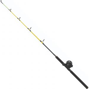 Kinetic Yellow Predator ice fishing set 4' heavy
