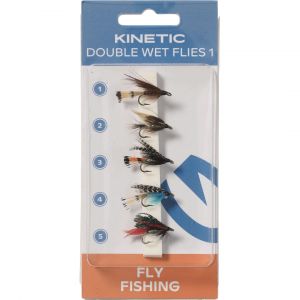 Kinetic Wet Double Hook 1 flies 5-pack