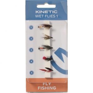 Kinetic Wet 1 flies 5-pack