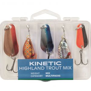 Kinetic Highland Trout Mix lure set 5-pack