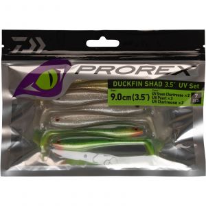 Daiwa Prorex Duckfin Shad 9 cm uv set 7-pack