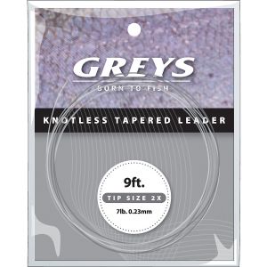 Greys Greylon Knotless Tapered 9' flugfisketafs 0.150 mm x 2.8 m