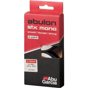 Abu Garcia Abulon STX nylonlina blå 0.400 mm x 100 m 2-pack