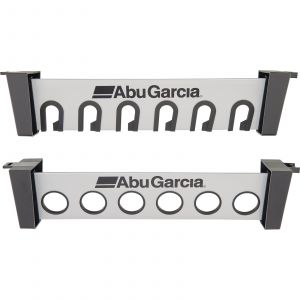 Abu Garcia Horizontal 6 rod rack in aluminum silver/black