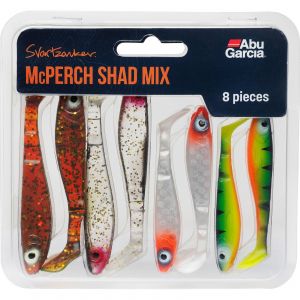 Svartzonker McPerch Shad Mix beteskit 7.5/9 cm [3.7/5.8 g] blandade färger 8-pack
