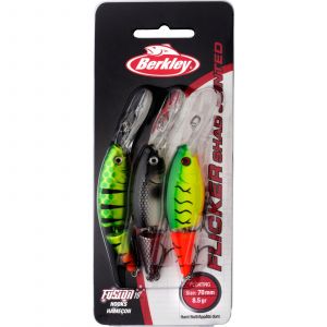 Berkley Flicker Shad 7 cm [9.5 g] wobbler-kit 3-pack