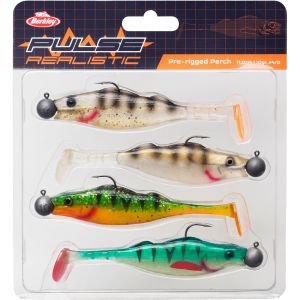 Berkley Pulse Realistic Perch 15 cm [15 g] jig kit 4-pack