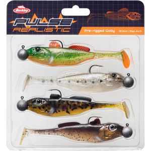 Berkley Pulse Realistic Goby 7 cm [7 g] jig kit 4-pack