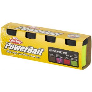 Berkley PowerBait Trout Bait Seasons Pack Autumn 4 x 50 g