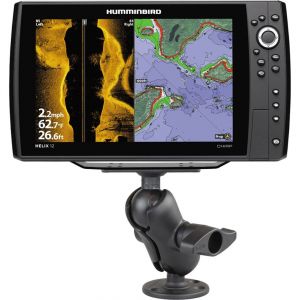RAM Mounts Humminbird fäste med D-kula och 12 cm arm