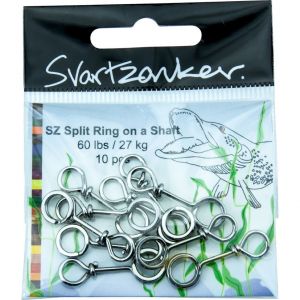 Svartzonker Split ring on a shaft beteslås 40 lb 10-pack