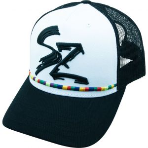 Svartzonker The Cap SZ snapback keps vit/svart one-size
