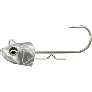 Savage Gear Minnow Tail80 jiggskalle 14 g med 1/0 krok silver 3-pack