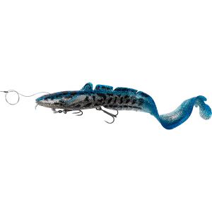 Savage Gear 3D Line Thru Burbot 50 cm [435 g] FS blue silver uv 1-pack