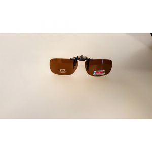 Hurricane Polariserade Clip-On till glasögon brun lins