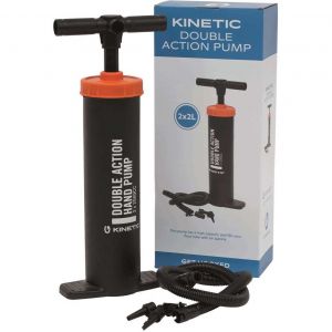 Kinetic Double Action pump till flytringar 2x2L svart/orange