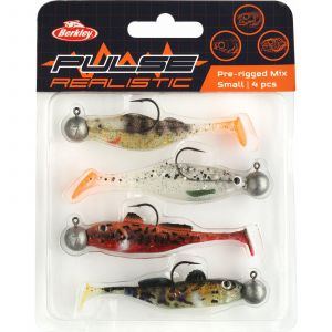 Berkley Pulse Realistic Mix pre-rigged jig kit small 4+4-pack