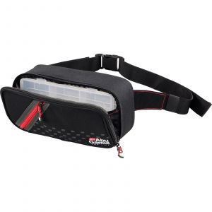 Abu Garcia Hip Bag fiskeväska [27.5 x 10 x 14 cm] svart/röd