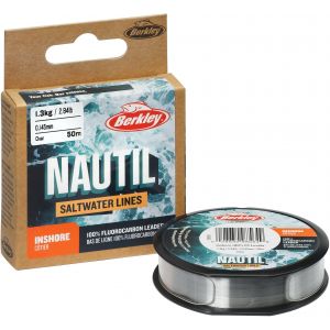 Berkley Nautil Inshore Fluorocarbon tafsmaterial clear 0.220 mm x 50 m