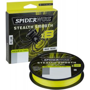 SpiderWire Stealth Smooth x8 flätlina hi-vis yellow 0.190 mm x 150 m