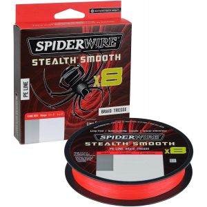 SpiderWire Stealth Smooth x8 flätlina red 0.150 mm x 150 m