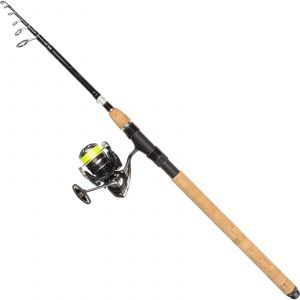 Daiwa Ninja LT Black Silver Telescopic spinning combo 1.80 m 5-20 g
