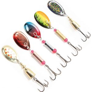 Daiwa M-Spin Caster Kit 4 spinnarkit [10 g & 12 g] 5-pack