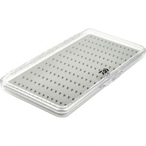 Daiwa Slim View L2 fly box [18.8 x 10.8 x 1.5 cm] grey/clear