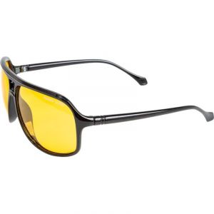 Fladen Racing UV400 polariserande solglasögon blanksvart, gul lins