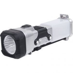 Fladen Camping Lantern 7+3 LED silver/black