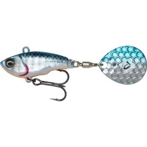 Savage Gear Fat Tail Spin (NL) 6.5 cm [12.5 g] S blue silver 1-pack