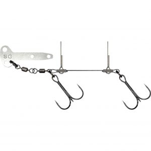 Savage Gear Pro Peg Blade Rig Large med 10 cm vajer och 2 krokar 2-pack