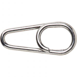 Savage Gear Custom Salt Splitring beteslås 18 kg (40 lb) s silver 15-pack