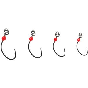 Savage Gear GPS 1X Hot Spot krok med ring stl. 1/0 svart 8-pack