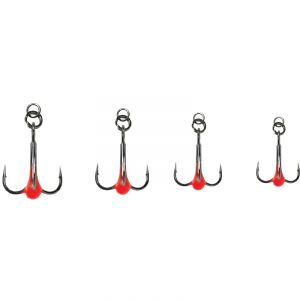 Savage Gear SGY 1X Hot Spot trekrok med ring stl. 6 svart 8-pack