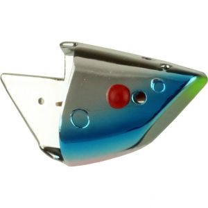 Hurricane Bait Head uv chrome blue steel 3-pack