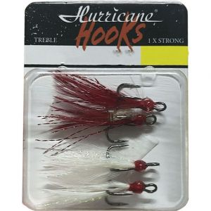 Hurricane HH301FK dressad trekrok stl. 8 vit/röd 4-pack