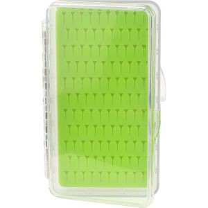 Hurricane FB02 fly box [15.8 x 9.6 x 2.3 cm] clear/green