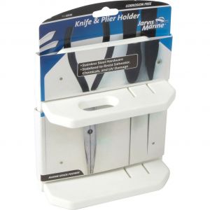 Jarvis Walker Knife & Tool Holder [2 knives & 1 pliers] medium white
